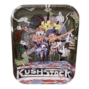 Vincent Gordon NUGGS Kush Stick Rolling Tray Water Pipes Bloodshot Eyes HAR